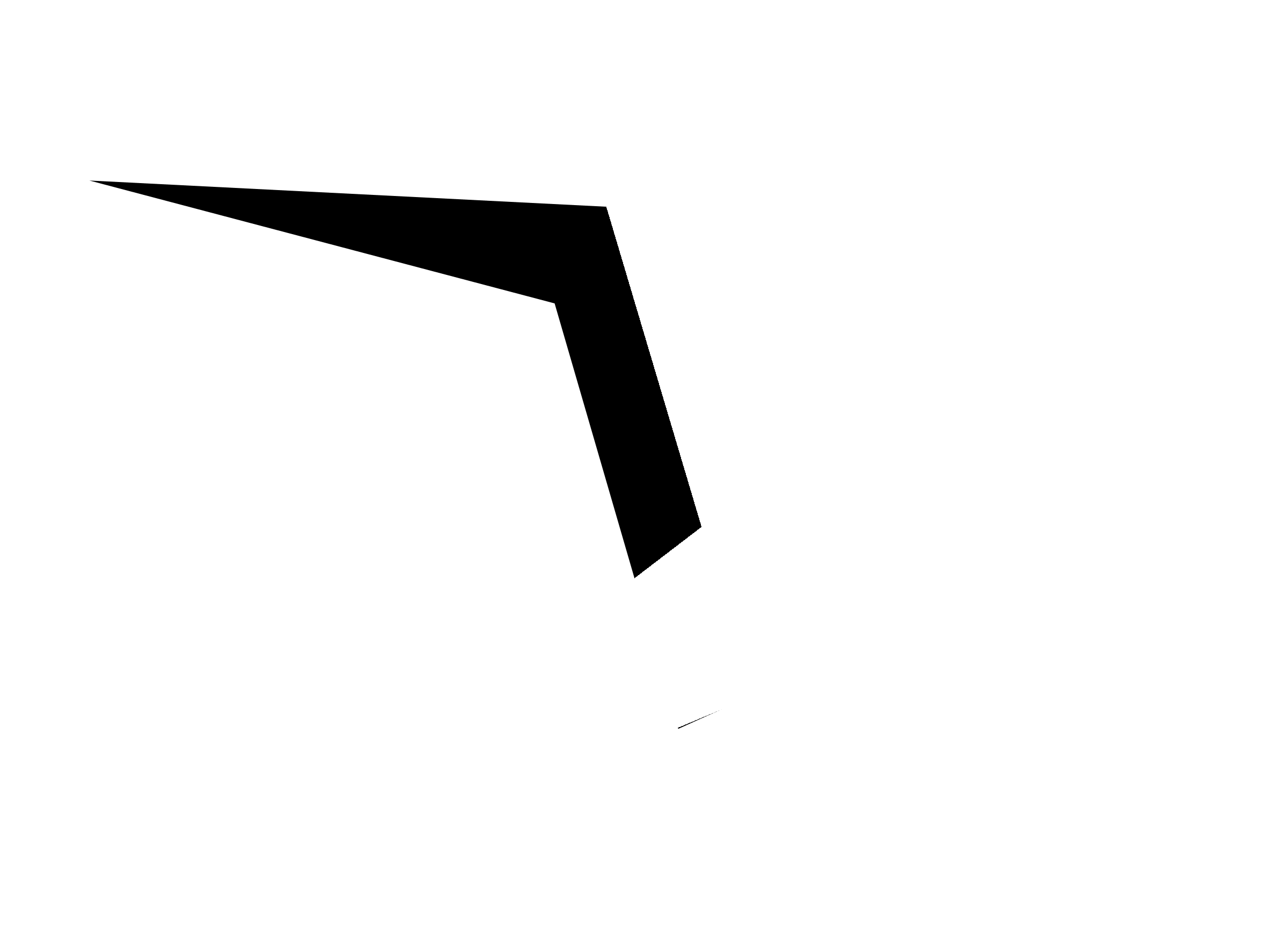 Wings Logo Black And White - Slope Clipart (2400x1773), Png Download