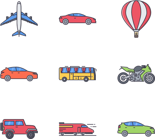 Transport - Icon 25 * 25 Pixel Car Clipart (600x564), Png Download