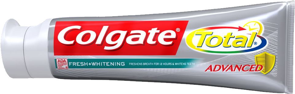 Colgate Toothpaste Png Transparent Tube Image Free - Transparent Background Toothpaste Png Clipart (1000x446), Png Download