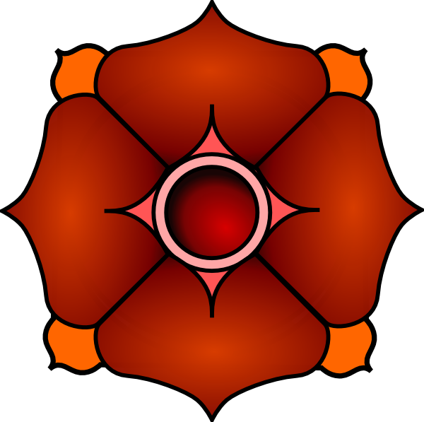 Floral Ornament Png - Clip Art Transparent Png (600x597), Png Download