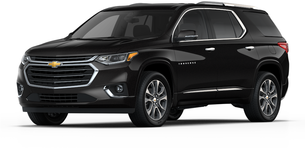 2018 Chevrolet Traverse - 2018 Chevy Traverse Black Clipart (1000x550), Png Download
