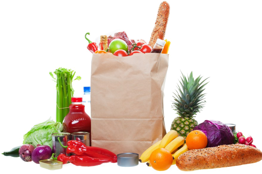 Grocery Png Photo - Free Groceries Clipart (896x600), Png Download