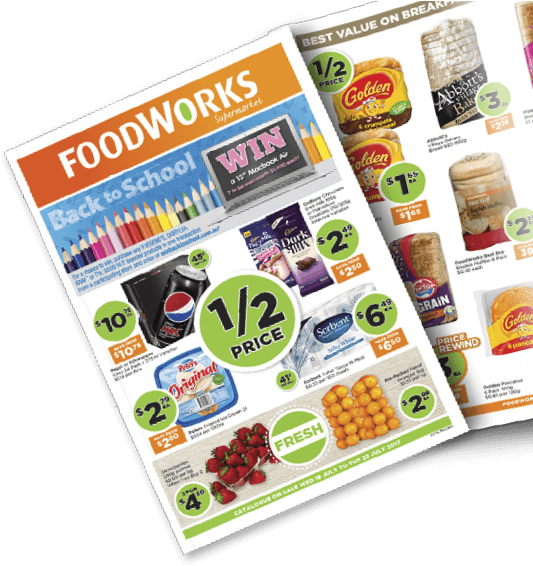 Grocery Shopping Catalogue Clipart (639x647), Png Download