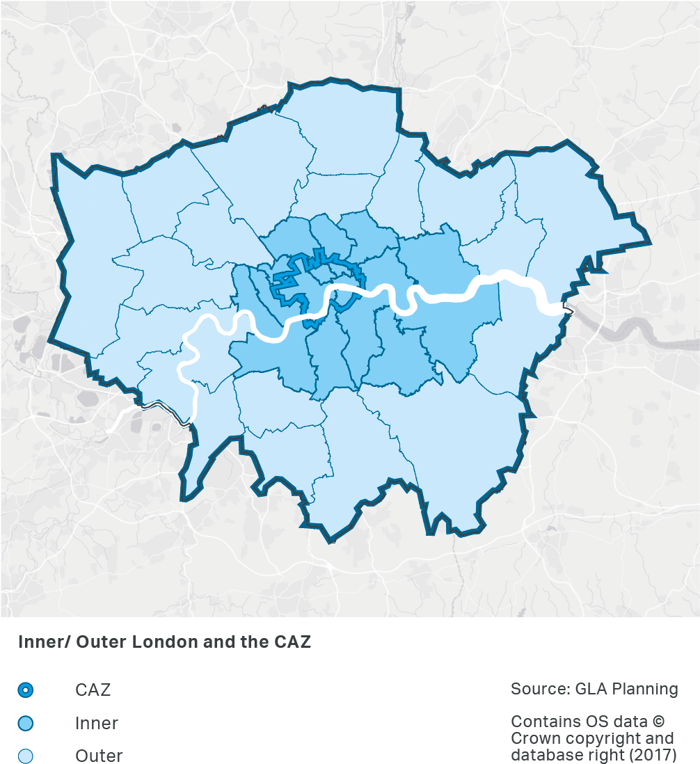 Inner And Outer London Boroughs - London Borough Clipart (1005x1168), Png Download