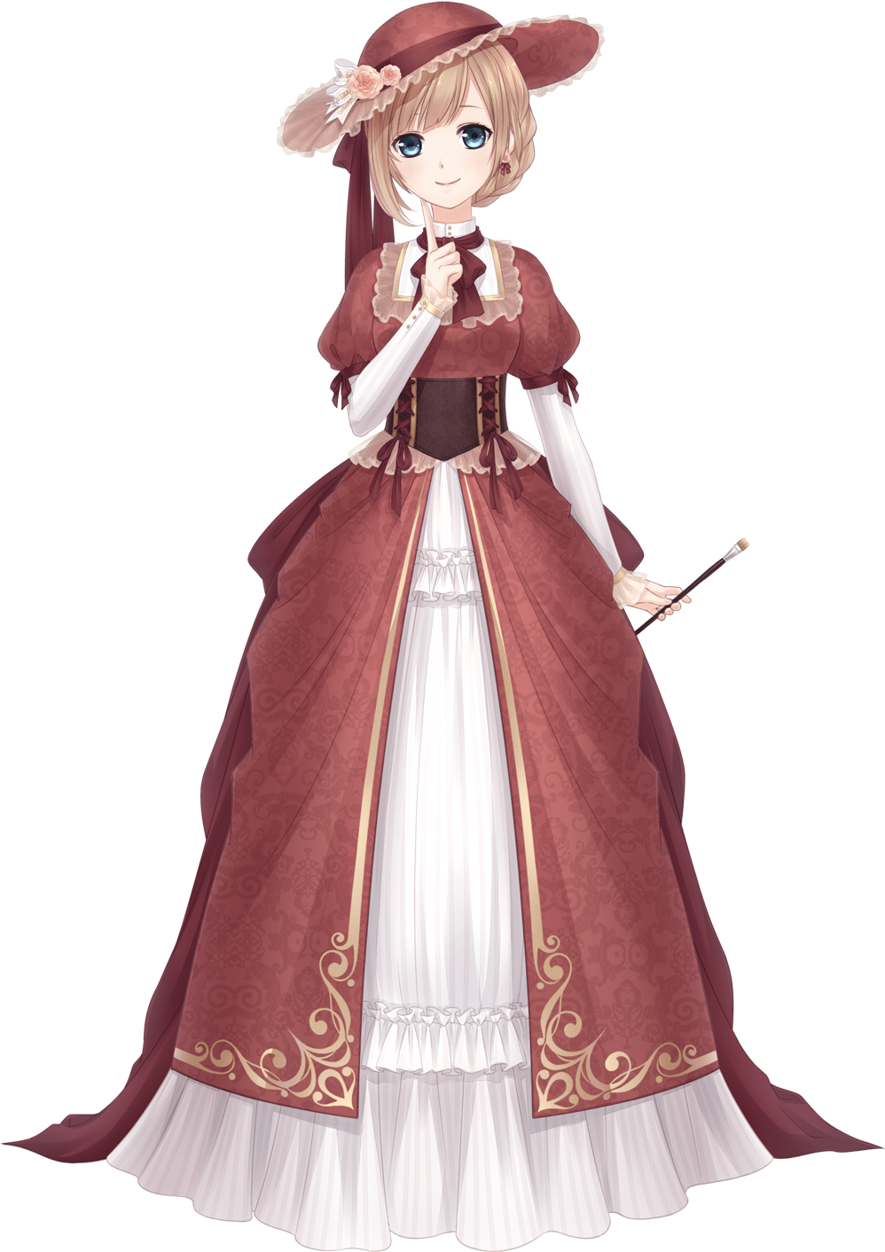 Chapter 17 啵啵 Anime Princess, Anime Outfits, Manga - Anime Victorian Style Dress Clipart (1000x1800), Png Download
