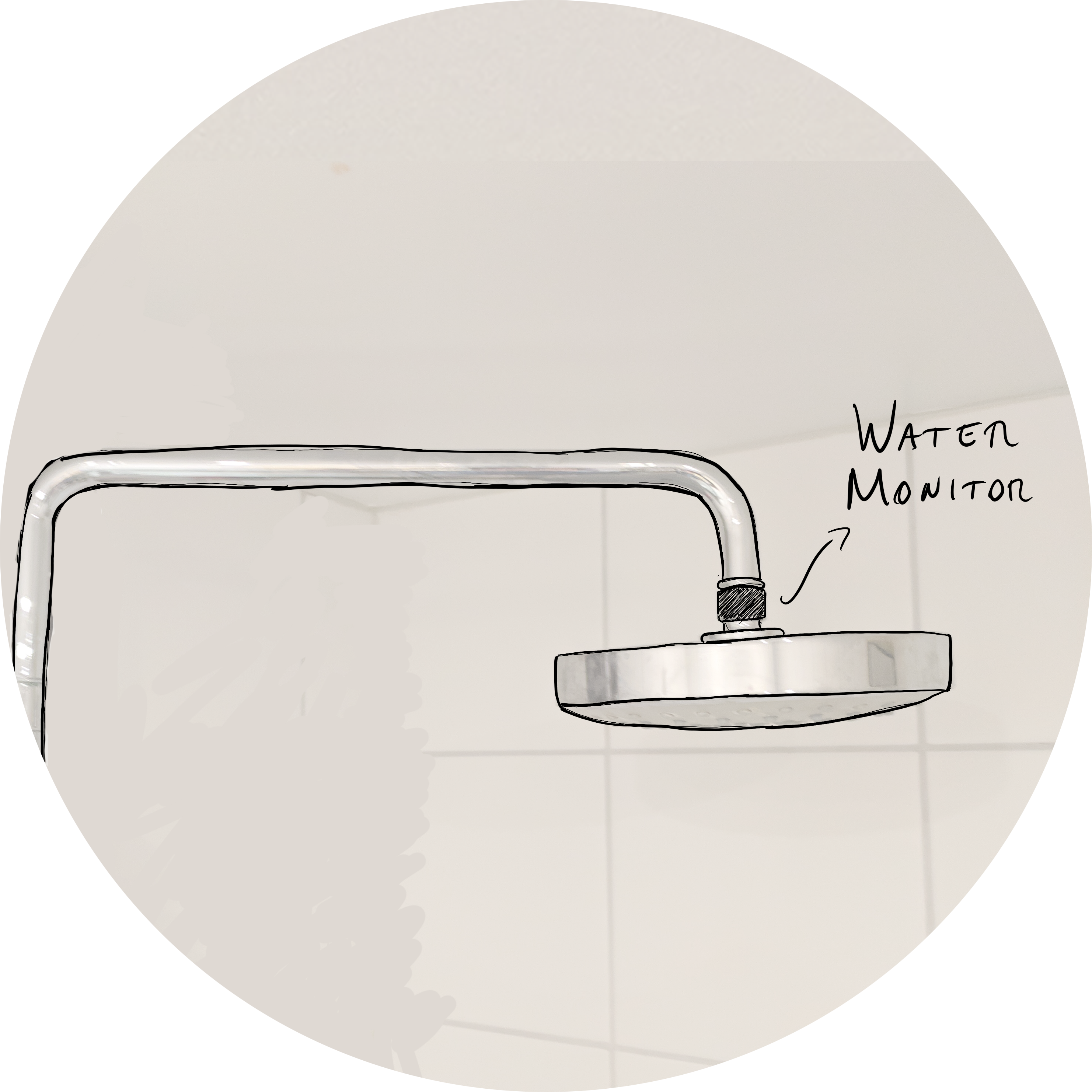 Shower - Circle Clipart (2963x2963), Png Download