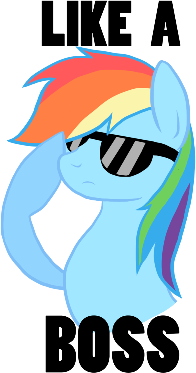 0 1460751337803 Ponylikeaboss2 Clipart (674x1277), Png Download