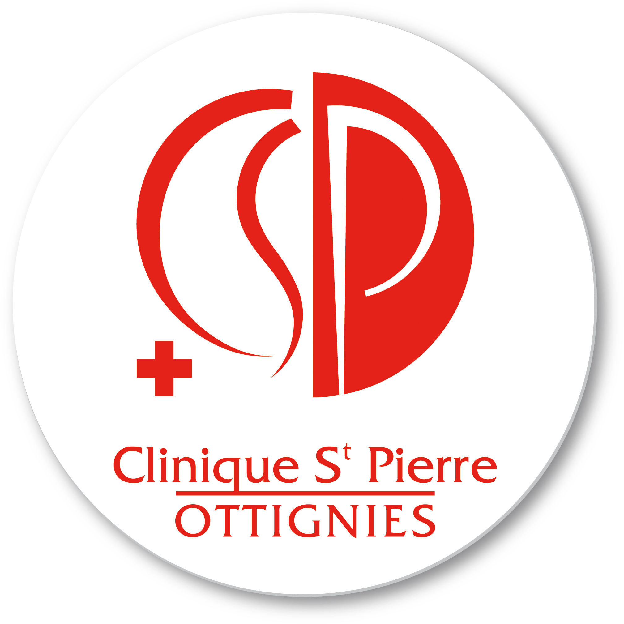 Logo Pins 2016 - Clinique Saint Pierre Ottignies Logo Clipart (2126x2126), Png Download