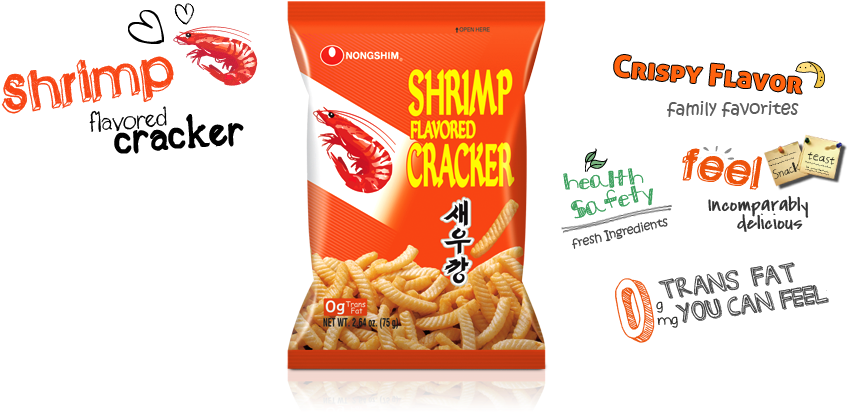 Img Snack Main 01 - Nongshim Shrimp Crackers Clipart (872x464), Png Download