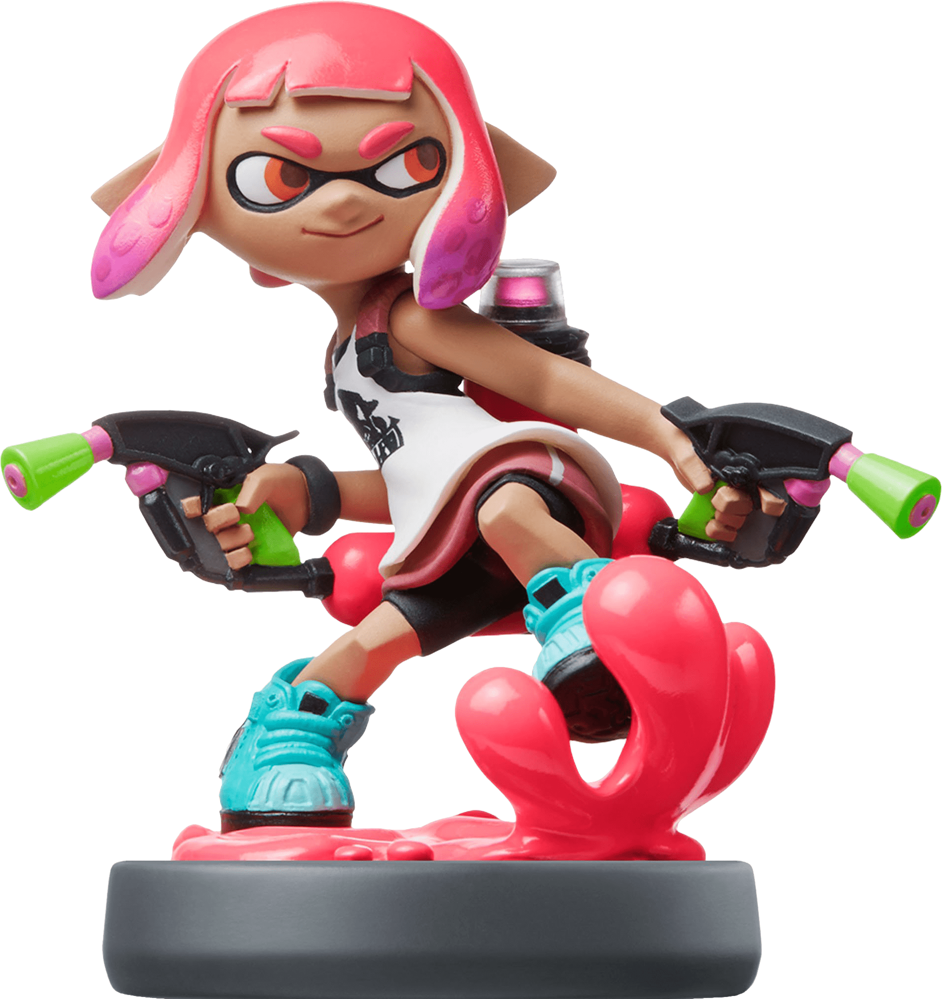 Inkling Girl - Inkling Splatoon 2 Amiibo Clipart (1903x2018), Png Download