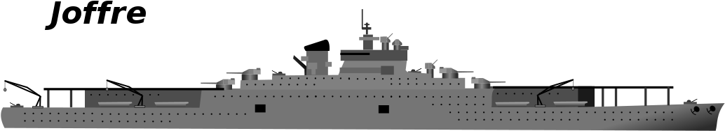 French Aircraft Carrier Joffre Clipart (1200x314), Png Download