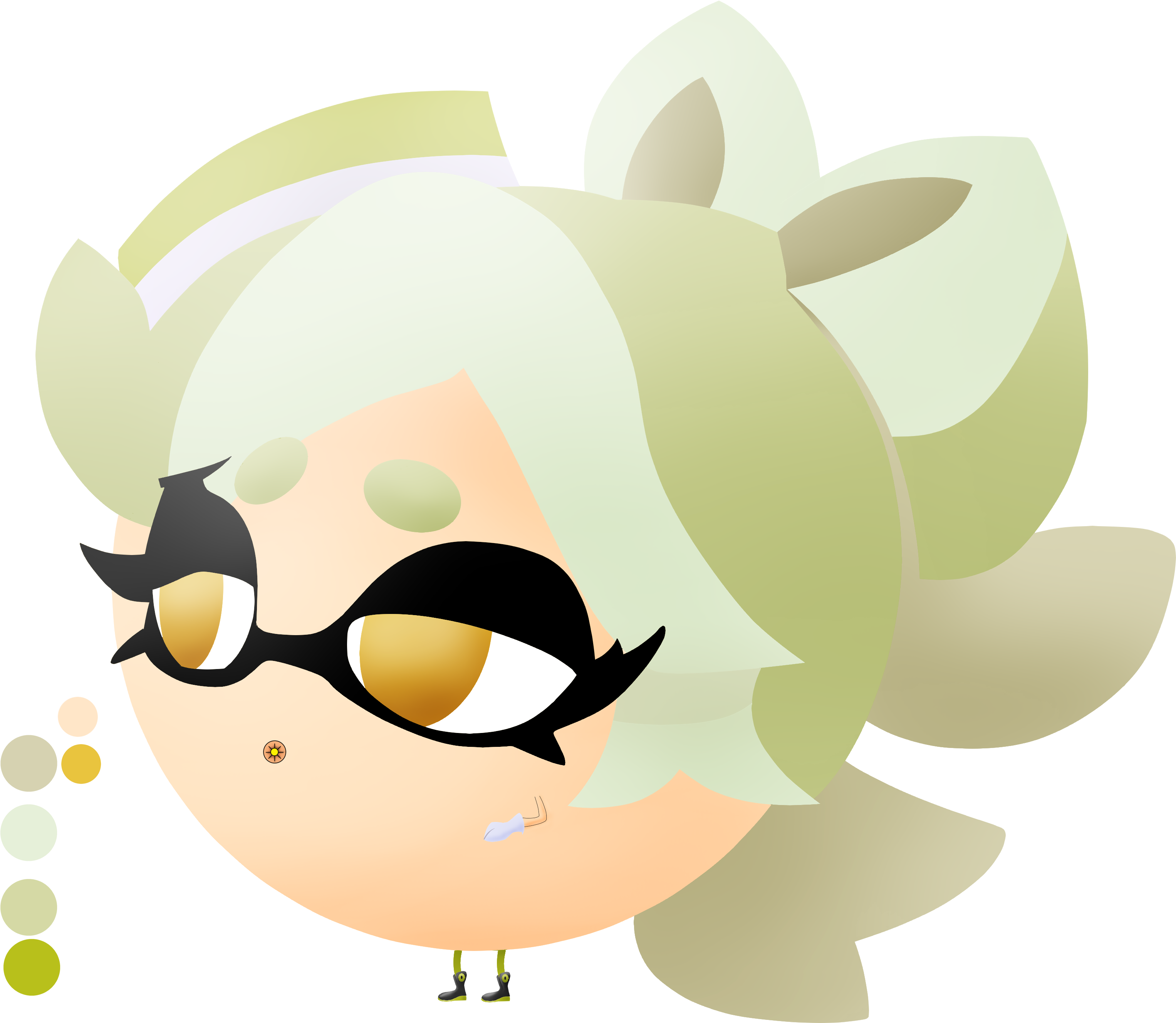 Marie Splatoon Panza Viviente - Splatoon Marie Clipart (3400x2700), Png Download
