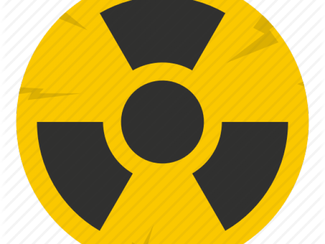 Radioactive Clipart Laboratory Safety - Radioactivity Sign - Png Download (640x480), Png Download