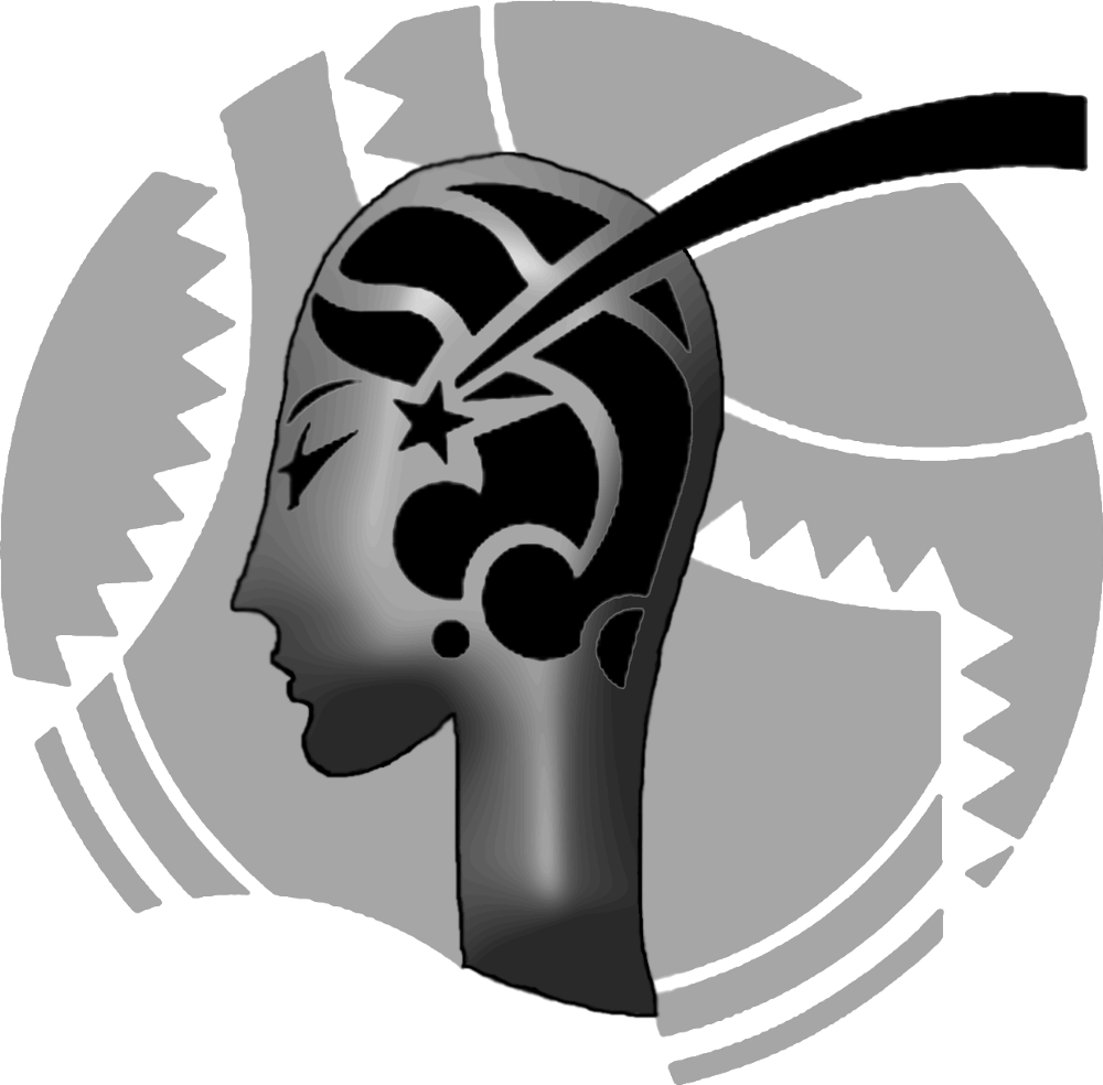 Temple Theatre - Art Deco Stencil Woman Clipart (1000x984), Png Download