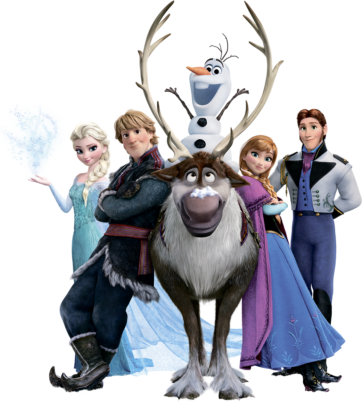 Frozen Characters Png Clipart (1339x1385), Png Download