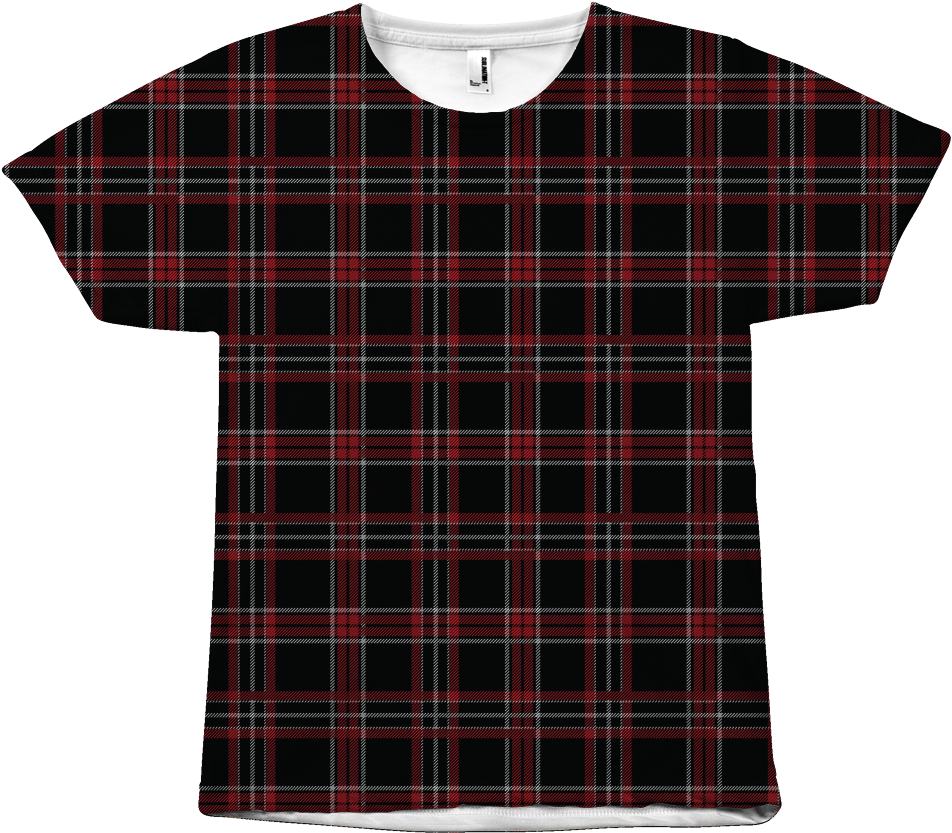Lumberjack Red Plaid All Over T-shirt - Shirt Clipart (1024x1024), Png Download