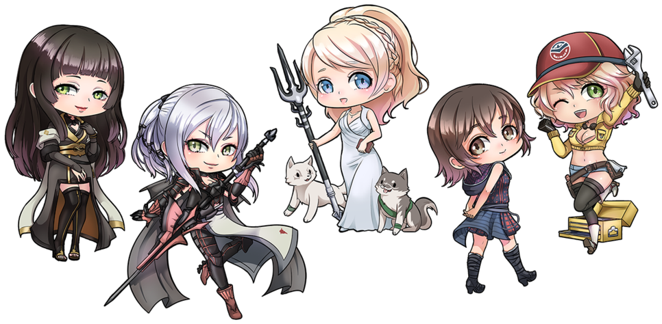 Final Fantasy 15 Chibi Clipart (1024x480), Png Download