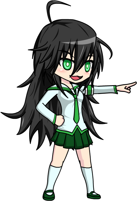 Click On The Photo To Start Tagging - Gacha World President Naomi Clipart (480x700), Png Download