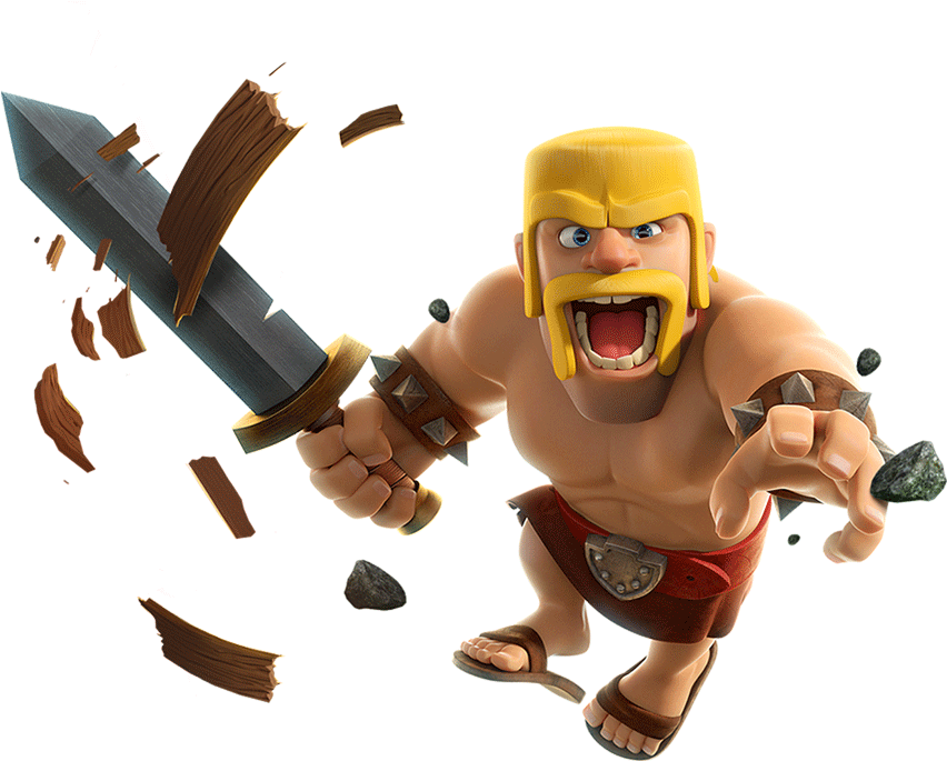 Geant Royal Png - Barbarian Clash Of Clans Clipart (1280x720), Png Download