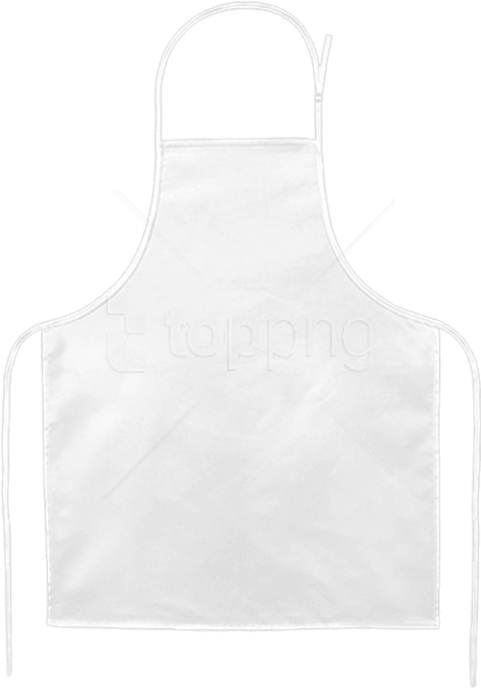 Free Png Apron Simple White Png - Фартук Пнг Clipart (480x720), Png Download