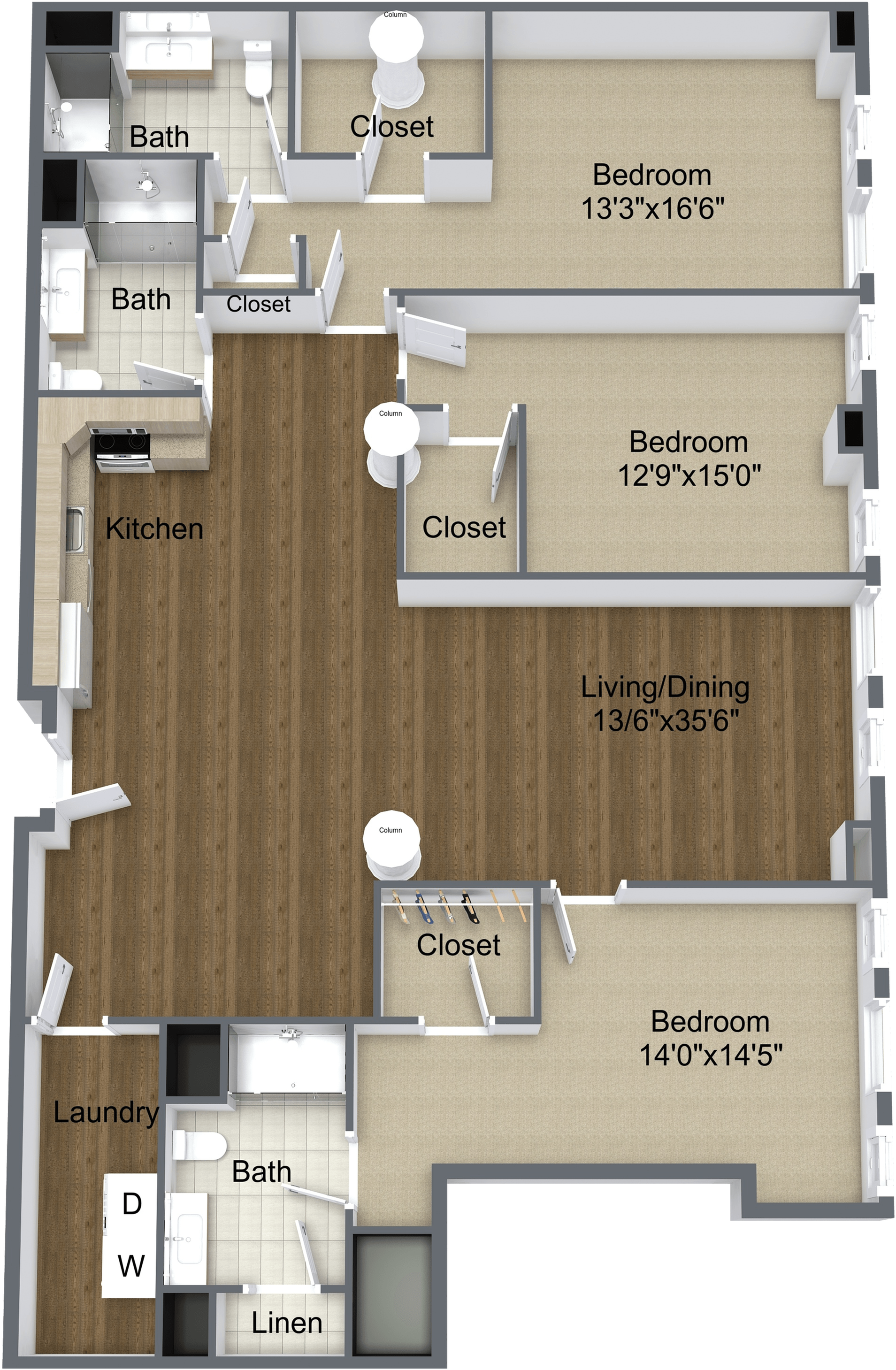 5a3acf9558485988 - Floor Plan Clipart (1920x2942), Png Download