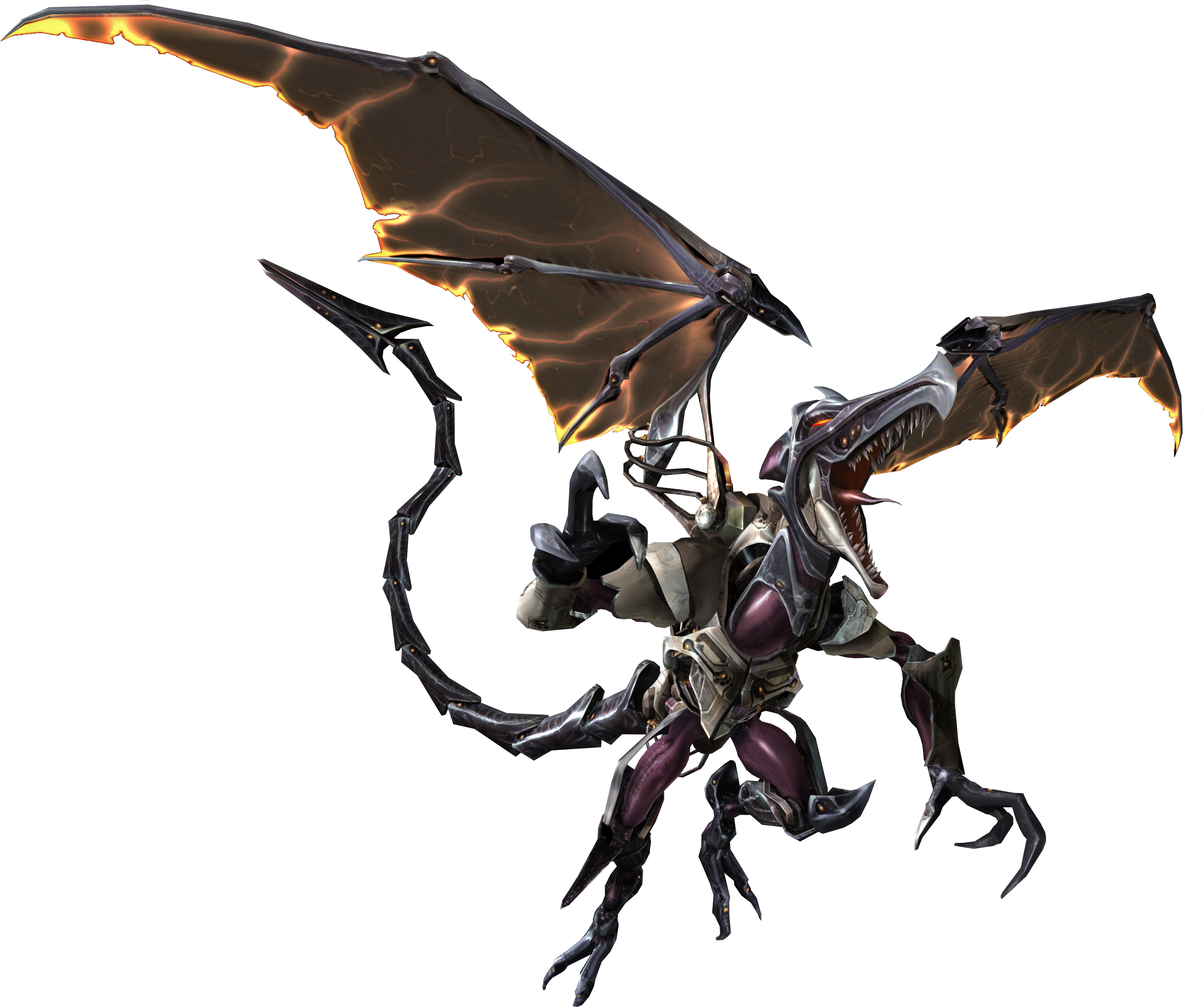 Wouldn't Ridley Be A Pokemon Rep - Metroid Prime 3 Corruption Ridley Clipart (3047x2547), Png Download