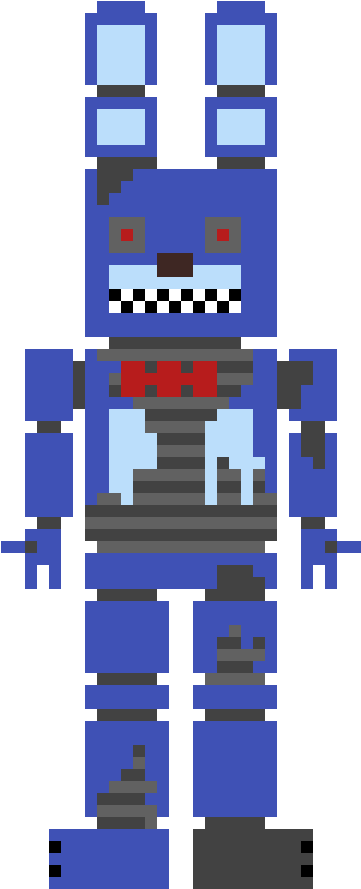 Nightmare Bonnie - Five Nights At Freddy's Clipart (1200x1200), Png Download