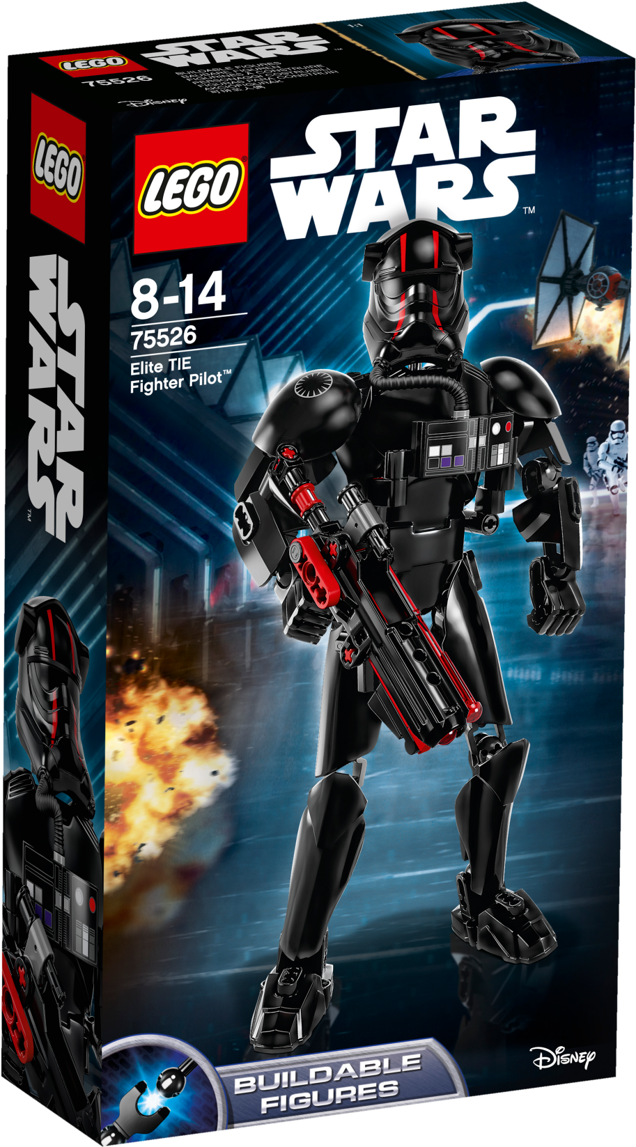 Lego Elite Tie Fighter Pilot - Lego Star Wars Elite Tie Fighter Pilot Clipart (2400x1800), Png Download