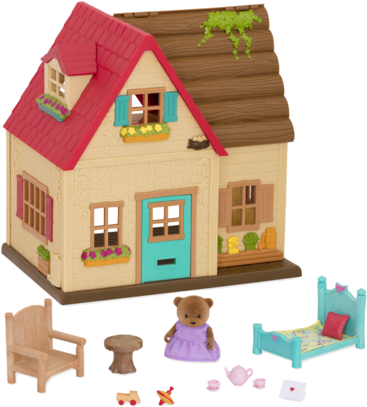 Countryside Cottage - Li'l Woodzeez Clipart (600x600), Png Download