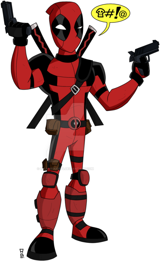 Year Anniversary By - Imagenes De Deadpool Png Clipart (846x945), Png Download