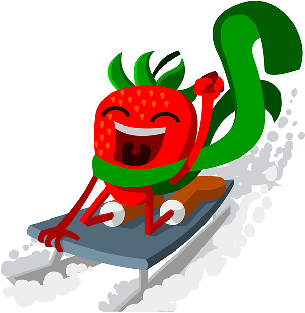 Zazzle Sledding Erdbeere T Shirt - Illustration Clipart (601x616), Png Download