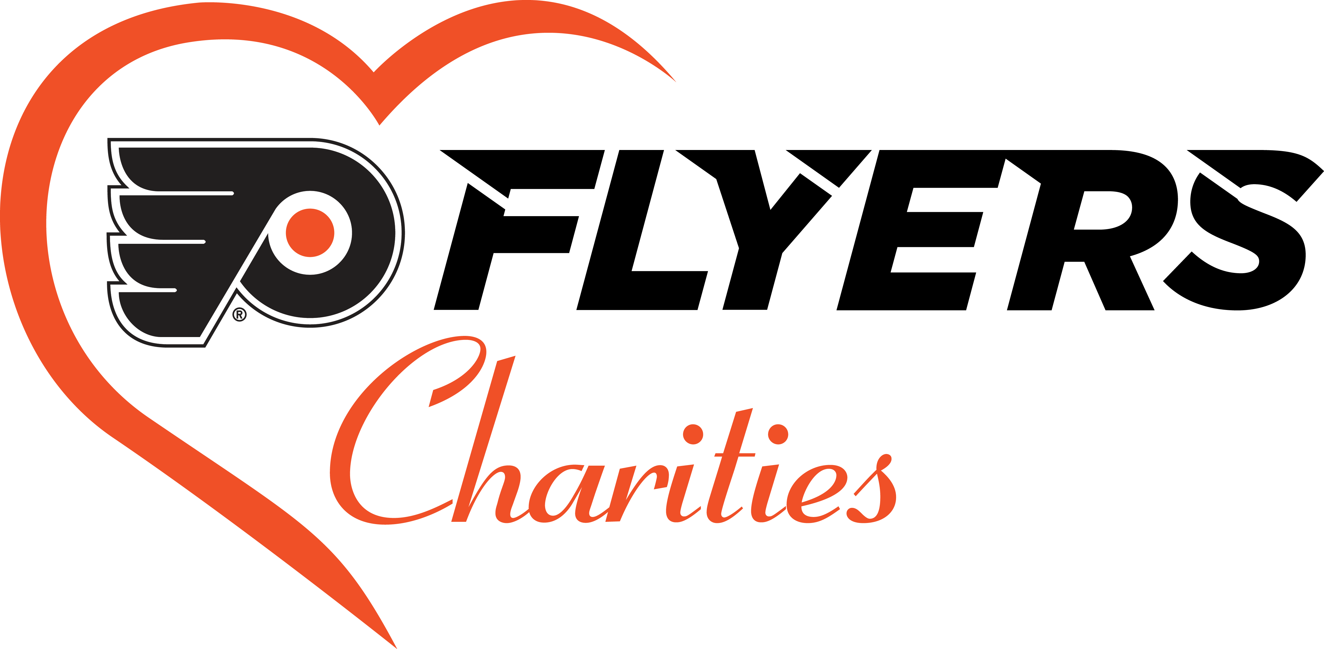 Philadelphia Flyers Charities - Philadelphia Flyers Clipart (4644x2276), Png Download