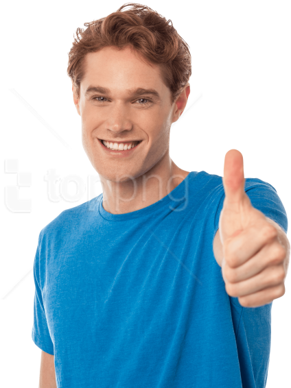 Free Png Download Men Pointing Thumbs Up Png Images - Man Stock Photo Png Clipart (850x566), Png Download