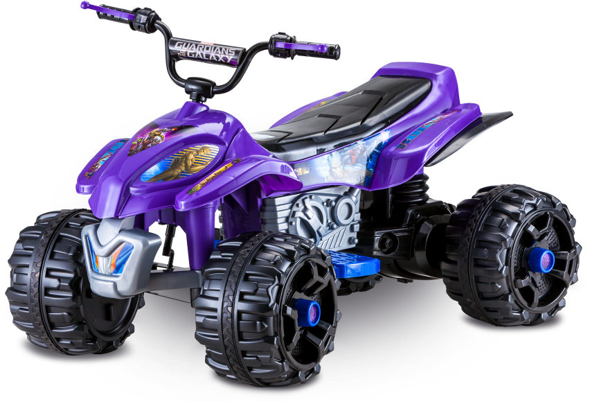 Guardians Of The Galaxy Large Atv - Motos Para Niños De Spiderman Clipart (900x600), Png Download