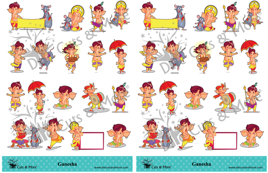Sale - Ganesha - Cartoon Clipart (550x650), Png Download