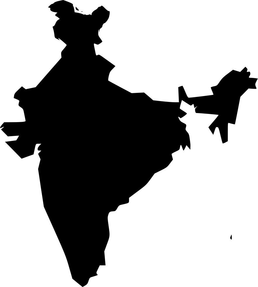 Png File Svg - India Map Vector Png Clipart (882x980), Png Download