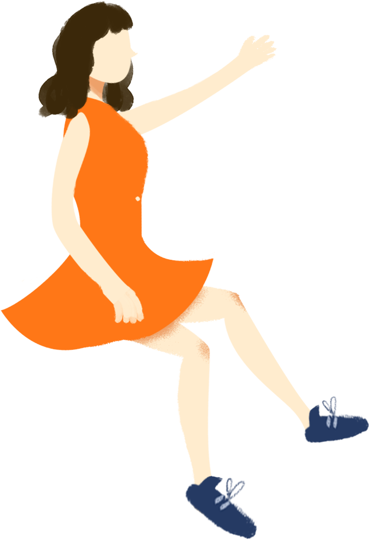 Fresh Simple Girl Dress - Illustration Clipart (2000x2000), Png Download