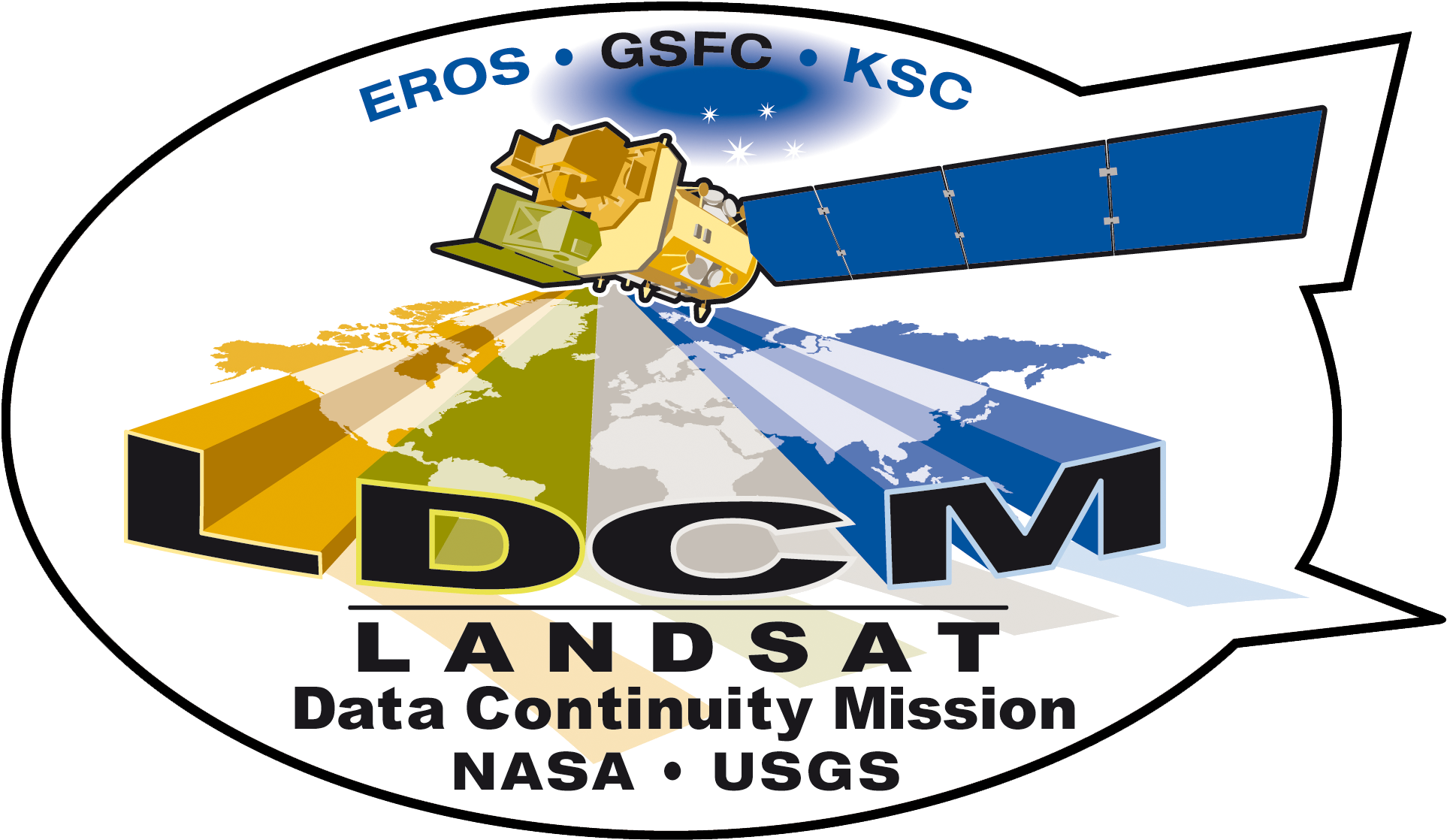 Landsat 8 Ldcm Mission Patch Landsat 8 Clipart Large Size Png Image