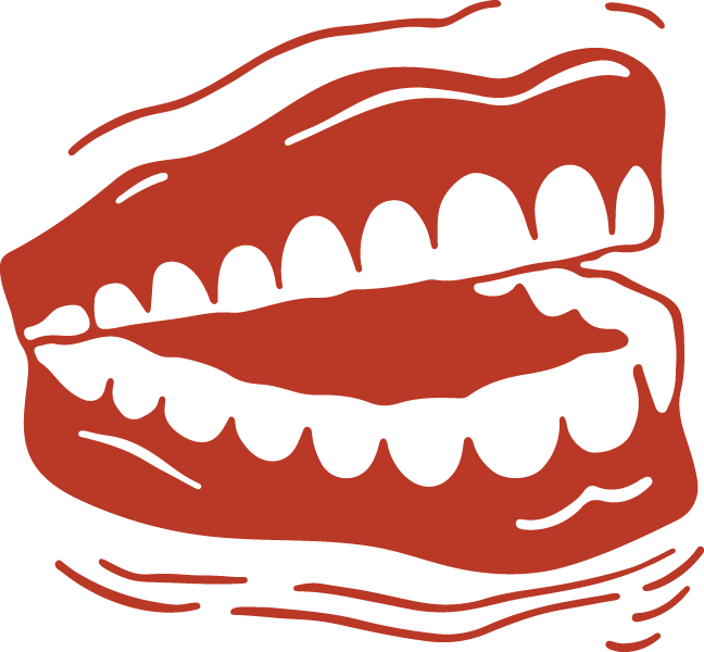 File - Teeth Chattering Clip Art - Png Download (600x556), Png Download