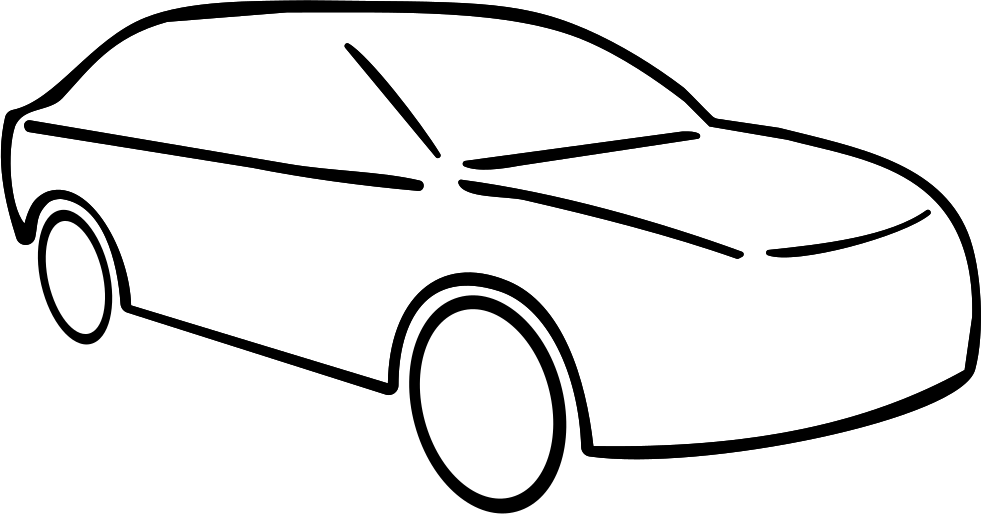 Car Drawing Png Clipart (981x514), Png Download
