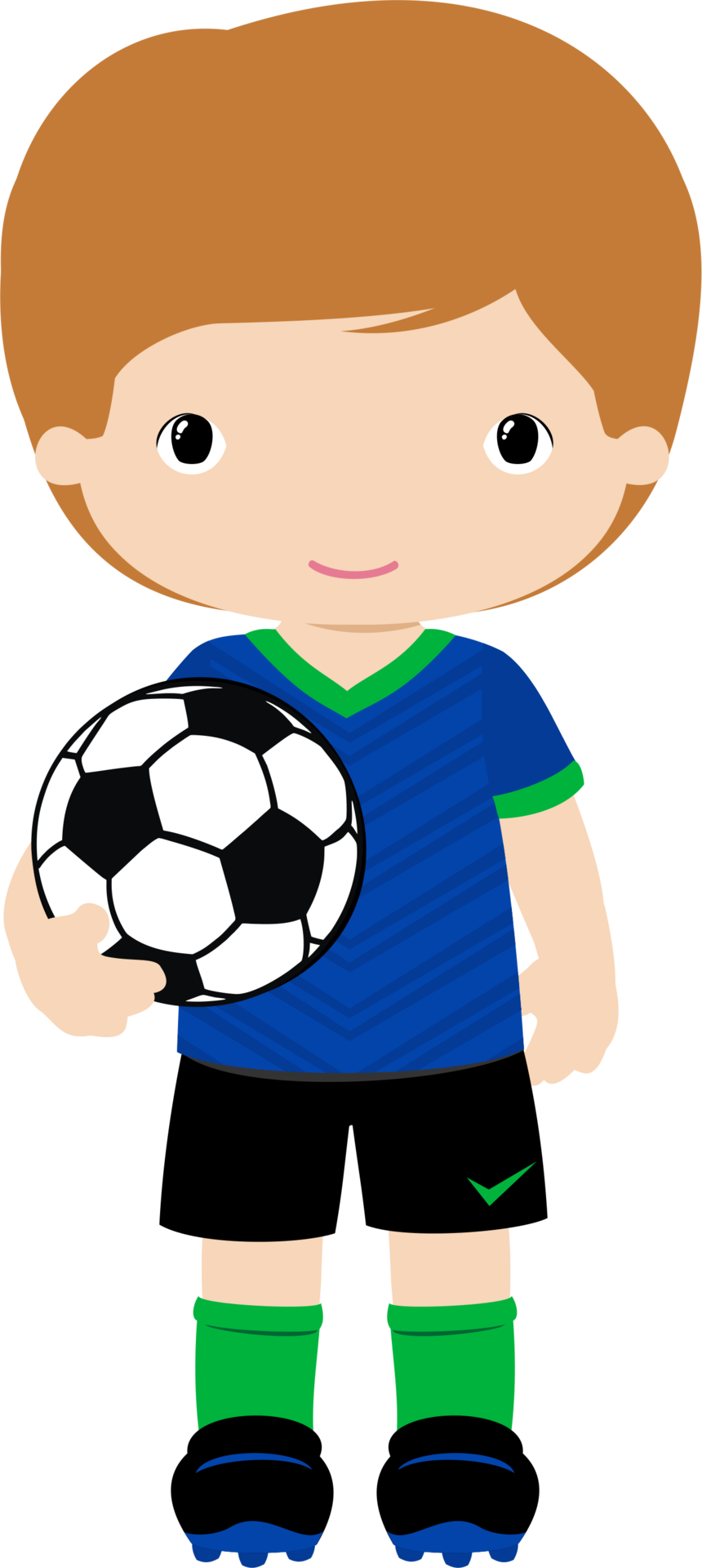 Illustration, Clip Art, Baby Shower, Soccer, Scrapbook, - Soccer Ball - Png Download (860x1920), Png Download