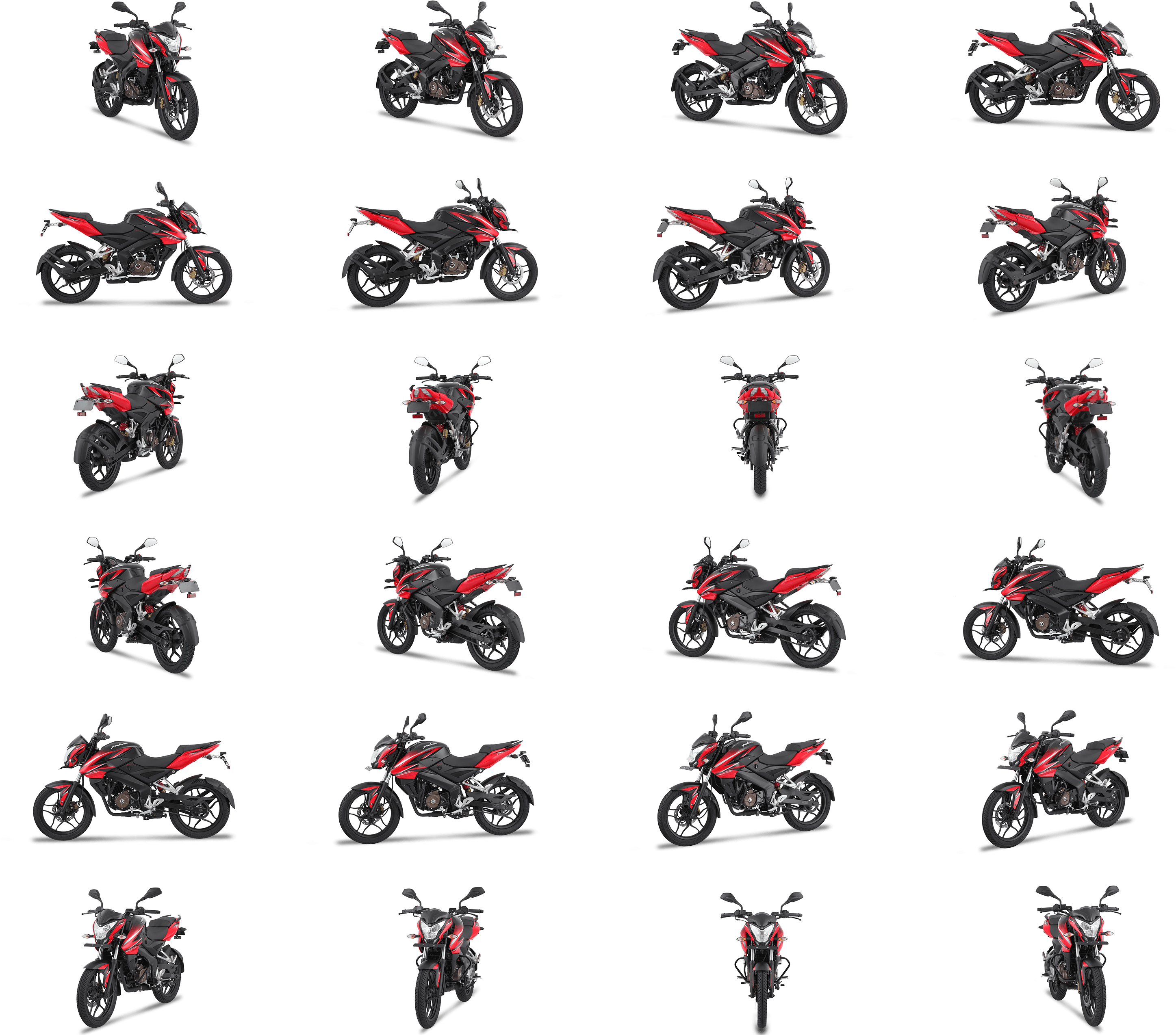 Bajaj Pulsar Ns150 - Pulsar Rs 200 360 Degree View Clipart (3035x2616), Png Download