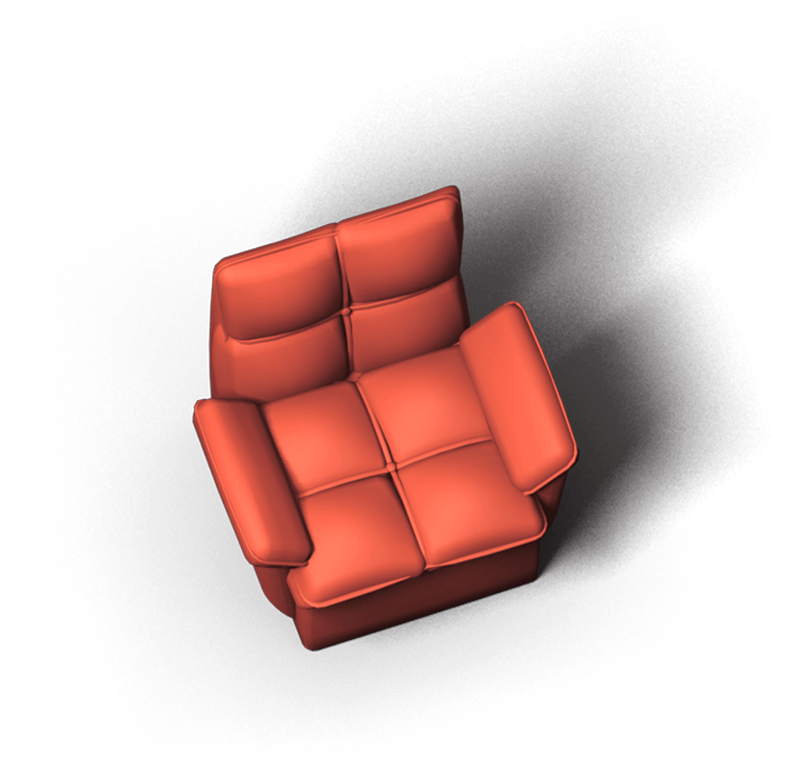 Variety Of Furniture And Materials - Club Chair Clipart (792x768), Png Download