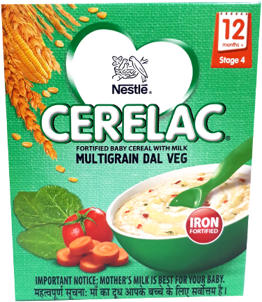 Cerelac Multigrain Dal Veg Stage - Cerelac Stage For 12 Month Baby Clipart (531x708), Png Download