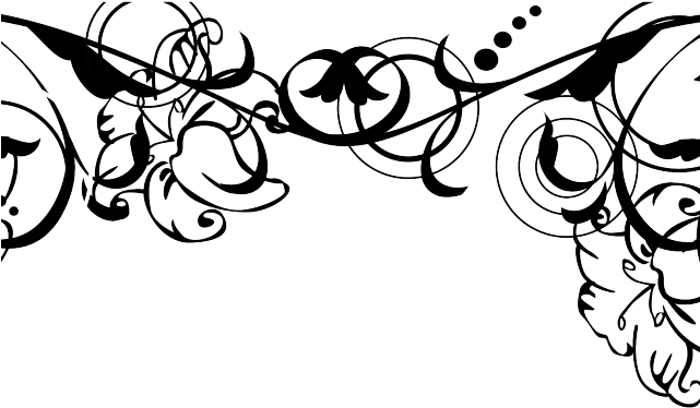 Free Png Wedding Borders - Wedding Border Black And White Png Clipart (640x480), Png Download