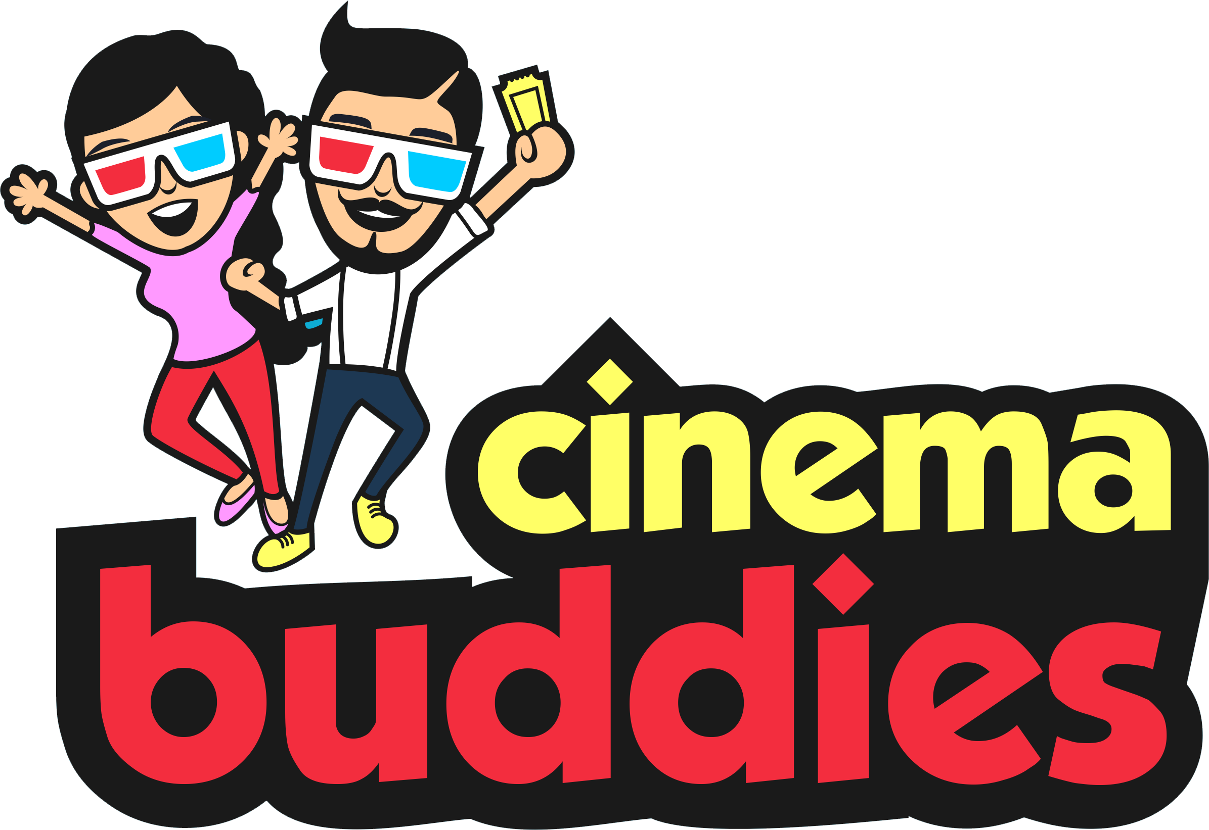 Cb Cb - Cinema Buddies Clipart (2391x1643), Png Download