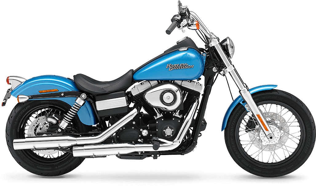 See The Bike - Harley Davidson Street Bob 2010 Clipart (1100x806), Png Download