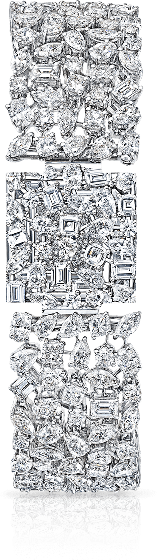 Close View Of A Graff Diamond Secret Ladies' Unique - Bangle Clipart (2000x2000), Png Download