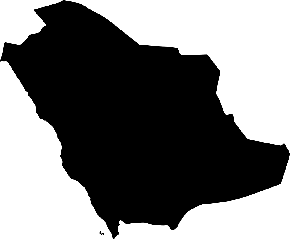 Click To Download Saudi, Arabia, Flag, Dinamarca, Republic - Saudi Arabia Map Png Clipart (980x810), Png Download