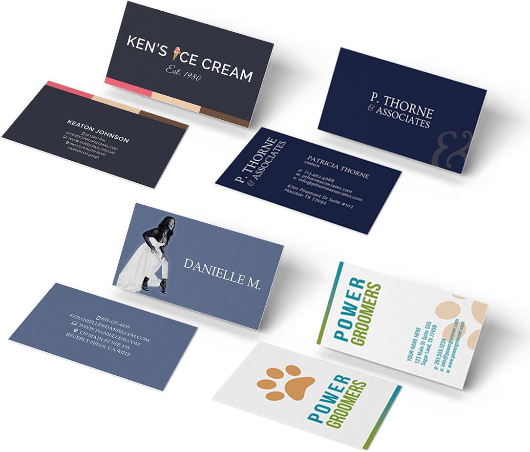 Boston Business Card Design - Business Card Design Services Clipart (1084x939), Png Download